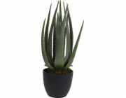 Bytová dekorace Umělá aloe v květináči 45 cm