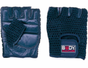 Body Sculpture Černé kožené rukavice velikost XL (SW 83)