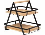 5five Stojací police na kuchyňskou desku ORDERA, 2úrovňová, 30,5 x 22,5 x 29 cm