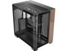 Antec C8 Curve Wood, Full Tower, PC, Černá, Průhledná, Dř...