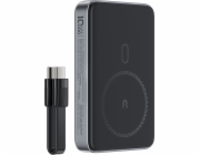 Powerbanka magnetická 10000mAh indukční 2x USB-C PD 30W + USB-C kabel - černá Powerbanka magnetická 10000mAh indukční 2x USB-C PD 30W + USB-C kabel - černá