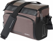 BASIL MOVE TAŠKA NA ŘIDÍTKA, KF s montážním adaptérem, 7-8L, voděodolná, Hnědá (NOVINKA 2025)