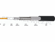 Conotech Koaxiální kabel NS113TRI HQ PE s gelovým plněním, černý, 300m