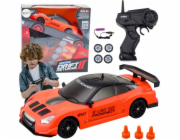 LeanToys Sportovní auto na dálkové ovládání R/C 1:24 oranžová s vyměnitelnými koly LEAN Toys