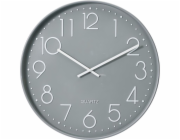 DKD Home Decor SKLENĚNÉ NÁSTĚNNÉ HODINY 50CM - ŠEDÉ