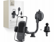 Tech-Protect UNIVERZÁLNÍ DRŽÁK V8 S DLOUHÝM RAMENEM NA PŘÍSTROJOVOU DESKU A ČELNÍ SKLO AUTOMOBILU, ČERNÝ