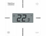 ML Bezdrátový mechanický pokojový termostat černý R-8X Tech Controllers