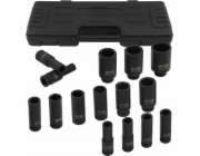 Forsage Sada hlubokých rázových objímek 1/2" 15 ks. (6stranný) (10–36 mm)