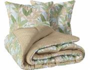 Červen Zelená bavlněná souprava povlečení 240x220 cm