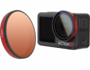 SunnyLife Hybridní polarizační filtr 2v1 Pl Nd64 pro DJI Osmo Action 5 Pro / 5Pro / 4 / 3 / Fi903-64p