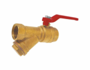 Kulový kohout Ferro Water se šikmým filtrem 5/4 KZF4