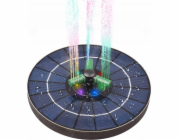 CreativeHome GOTEL Q33B SVÍTÍCÍ SOLÁRNÍ FONTÁNA RGB