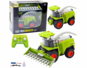 LeanToys Sklízecí mlátička s kukuřičným adaptérem na dálkové ovládání RC 2.4G LEAN Toys