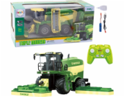 LeanToys Sklízecí mlátička se sekačkami na trávu s parním efektem, dálkové ovládání, RC 2.4G, LEAN Toys