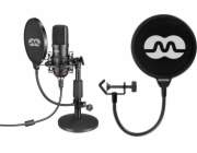 Mikrofon Mozos Mikrofon Mozos USB MKIT-900PRO Gamer + Pop mikrofonní filtr PS-1