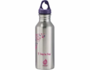 Step by Step Krok za krokem KROK ZA KROKEM LAHEV Z NEREZOVÉ OCELI Fialová a růžová