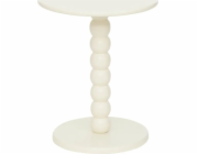 Dekodonia Konferenční stolek, odkládací stolek, MDF, slonovinová kost, 38 cm