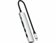 Satechi ST-P6SS USB Type-C rozbočovače a koncentrátory 10000 Mbit/s stříbrný