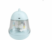 Plexido Noční LED světlo na hudební skříňku s modrým RGB efektem