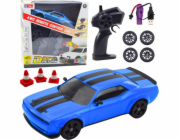 LeanToys Automobilové sportovní driftování s výměnnými koly, dálkově ovládané RC 4WD, modré sportovní