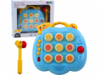 LeanToys Kladivo Whac-A-Mole pro batolata, modré