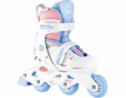 Nils Extreme NJ1190 rekreační nastavitelné kolečkové brusle bílé vel. 26-29