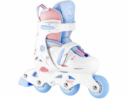 Nils Extreme NJ1190 rekreační nastavitelné kolečkové brusle bílé vel. 30-33