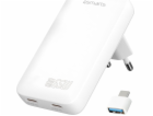 4smarts FlatPlug 65W GaN duální nabíječka do zásuvky s 2x...
