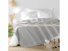 Douceur d`Interieur Pruhovaný přehoz na postel, 180 x 220...