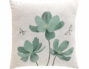 Douceur d`Interieur Dekorativní polštář s efektem lnu, 45 x 45 cm, PALMIFLORE