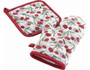 Douceur d`Interieur Chňapka a podložka do trouby, 18 x 28 cm, RUBY