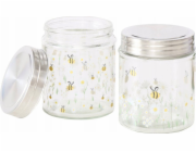 Boltze Šroubovací sklenice na skladování MED, 625 ml, 2 ks.