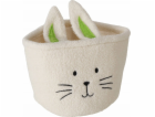 Boltze Textilní košík NIKKEL na drobnosti s motivem králíka