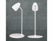 PROOVE Moderní LED stolní lampa 10W s 15W indukční nabíječkou bílá
