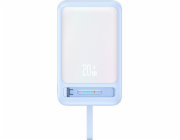 Usams Powerbanka XM Series CD219 10000mAh Magnetická bezdrátová modrá