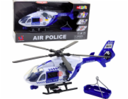 LeanToys Světla a zvuky nosítek policejního vrtulníku s hákem 1:12 EDUKAMP