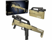 LeanToys Skládací puška FMG9, pěnové náboje na šipky, svítilna, zbraň EDUKAMP