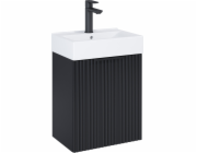 Alkotest A852446532 / ROCA / REEF UNIK KOUPELNOVÁ SADA 45 CM, ČERNÁ MATNÁ (BEZ SIFONU)