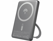 Dudao Powerbanka K28S 20W PD 5000mAh s MagSafe a stojánkem - šedá