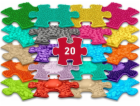 Sensory Mat Ortopedic Set 20in1 Mini Puzzle 20x Sensoryka...