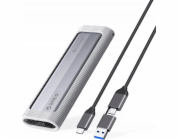 Orico Disková šachta M.2 NVME USB-C 10 Gb/s - šedá