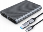 Orico Disková šachta 2x M.2 SATA+NVME USB-C 3.2 6Gbps/10G...