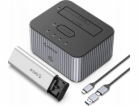 Dokovací stanice M.2 NVME Clone Drive + 2,5/3,5 HDD / 2,5...