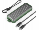 Orico Přenosné pouzdro na disk M.2 NVMe/SATA SSD USB-C 3....