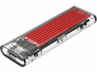 Orico Disková šachta M.2 NVME na USB-C 10 Gb/s - červená