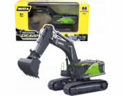 HUINA Metal Crawler Excavator Green 1:50