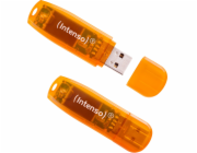 Intenso Rainbow Line 64GB Orange 2er USB flash disk USB typu A 2.0 oranžový