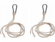 DLGTP Háky na houpací sítě, příslušenství pro montáž houpacích sítí, sada 2 kusů