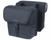 BASIL GO DOUBLE BAG 32L, Universal Bridge System, jednolitá černá (NOVINKA 2025)