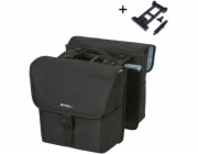 BASIL GO DVOJITÁ TAŠKA MIK 32L MIK System (připraveno k použití) plná černá (NOVINKA 2025)